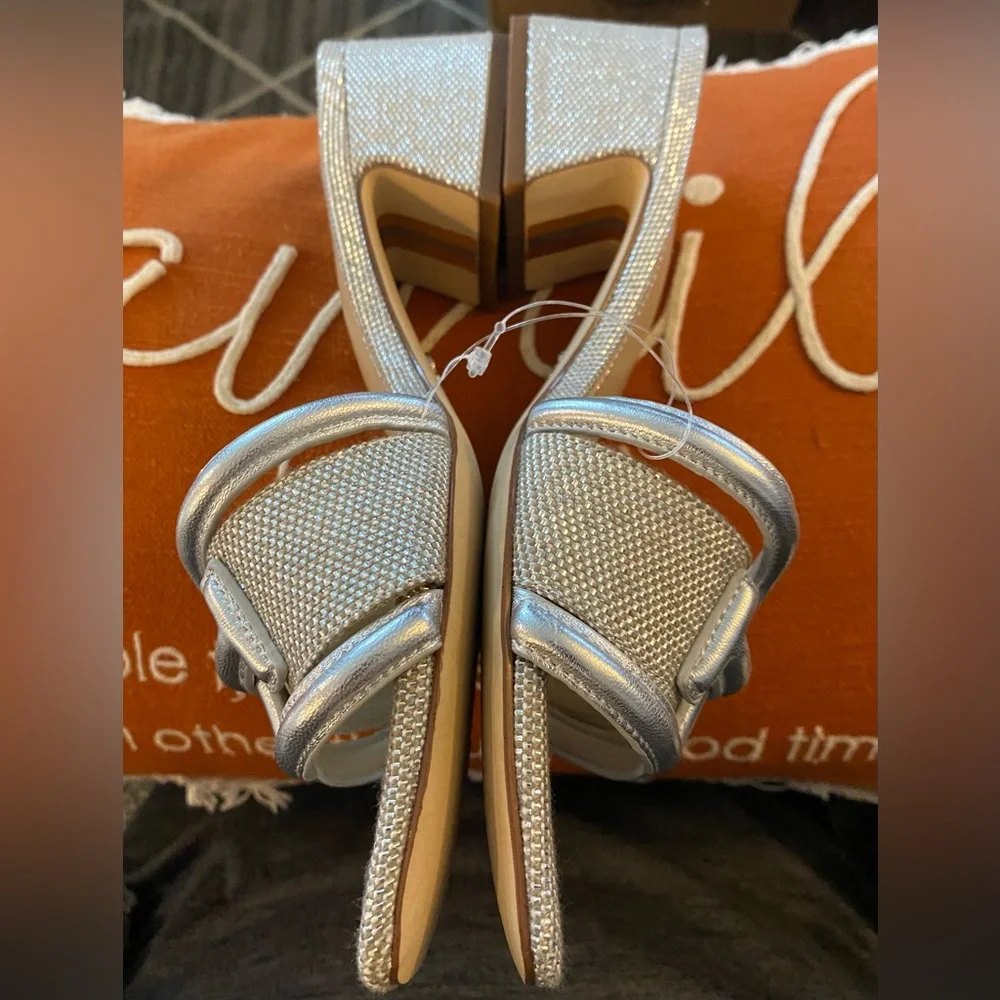 NWT Sam Edelman Women’s Waylon Block-Heel Slide Sandals - Picture 11 of 16